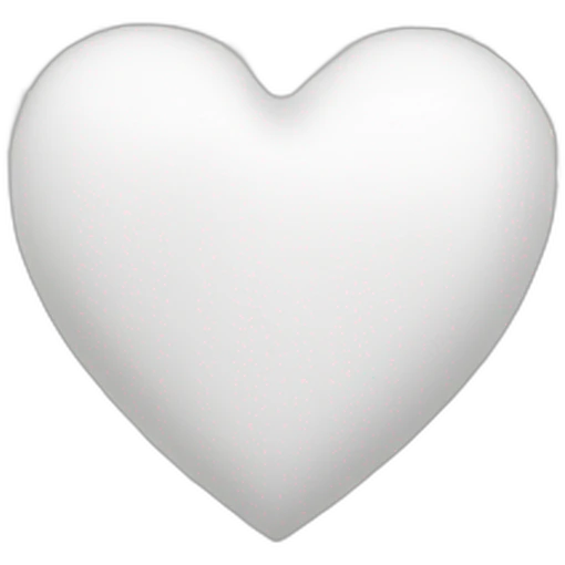 white heart with stars emoji