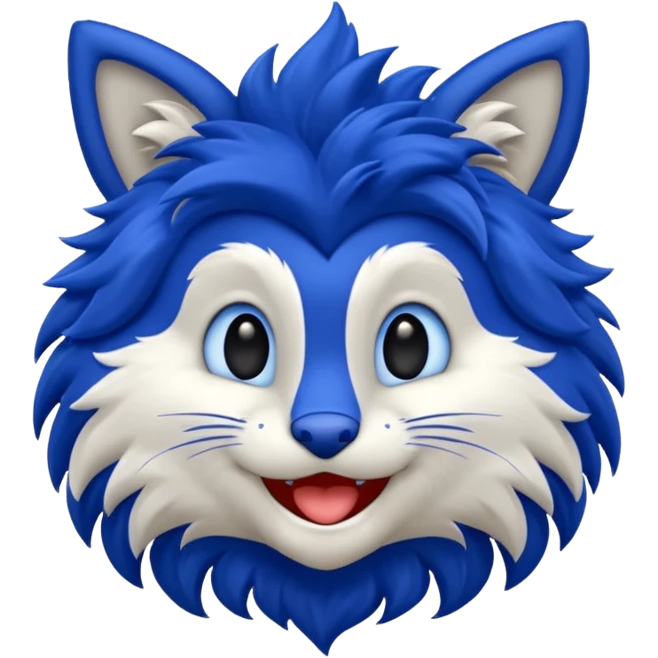 Royal Blue School Mascot emoji