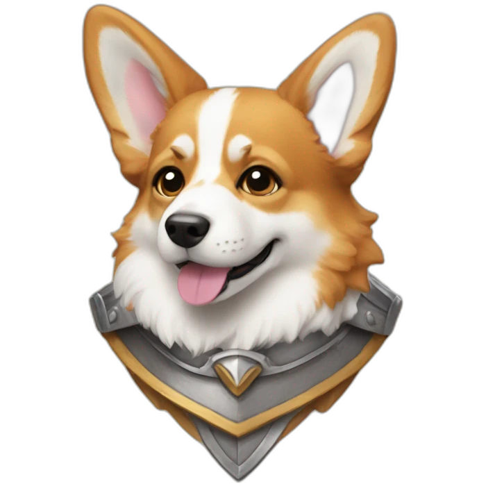 Corgi paladin emoji