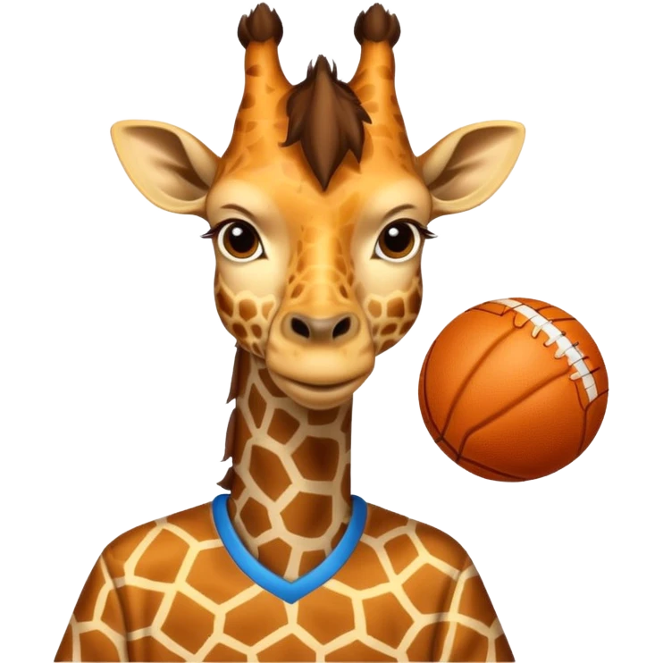 athlete player giraffe emoji