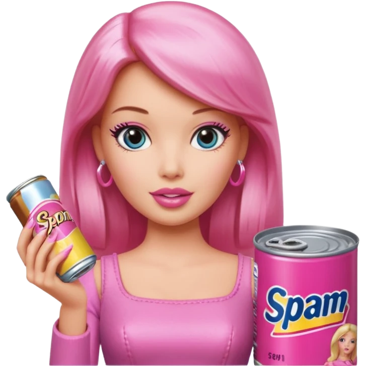 Matisse barbie slop style pink SPAM emoji