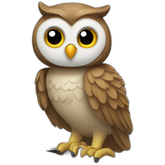 owl on laptop emoji