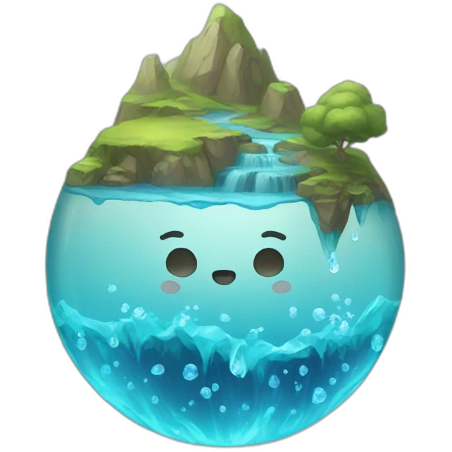 elemental water emoji