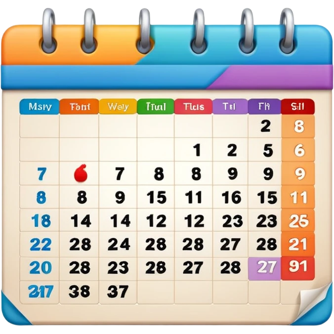 calendar emoji
