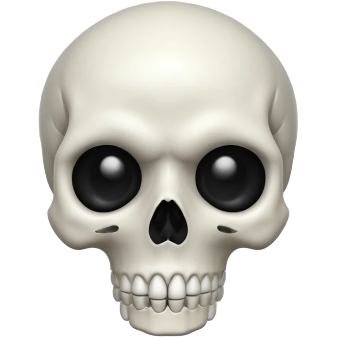 Very very realistic shull emoji emoji