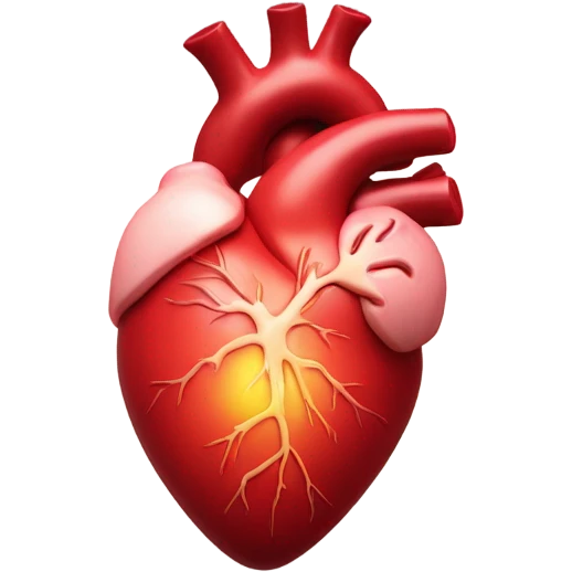 Beating heart love emoji