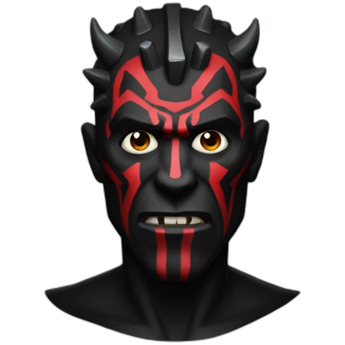 Dark maul emoji