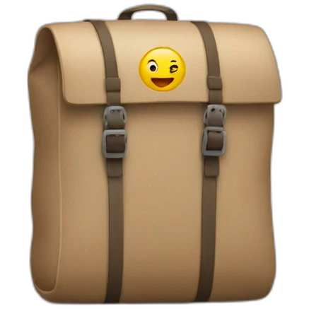 Delivery backpack emoji