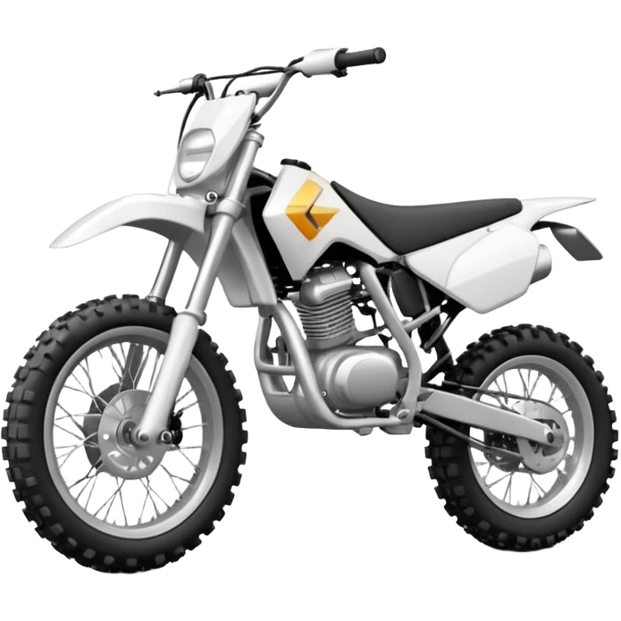 white dirt bike emoji