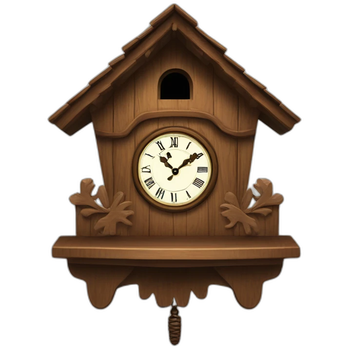 Cuckoo clock emoji