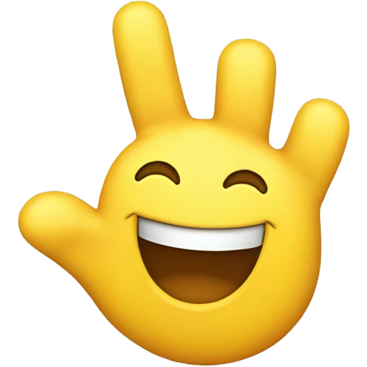 smile emoji with middle finger  emoji