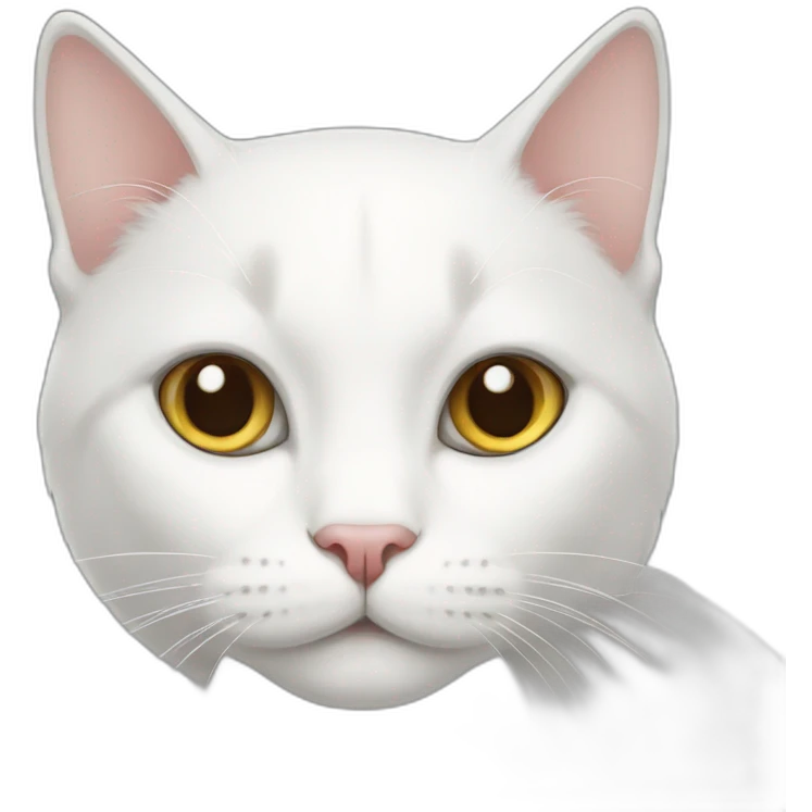 white cat emoji
