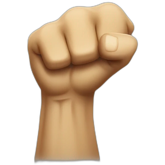 Angry shaking fist emoji