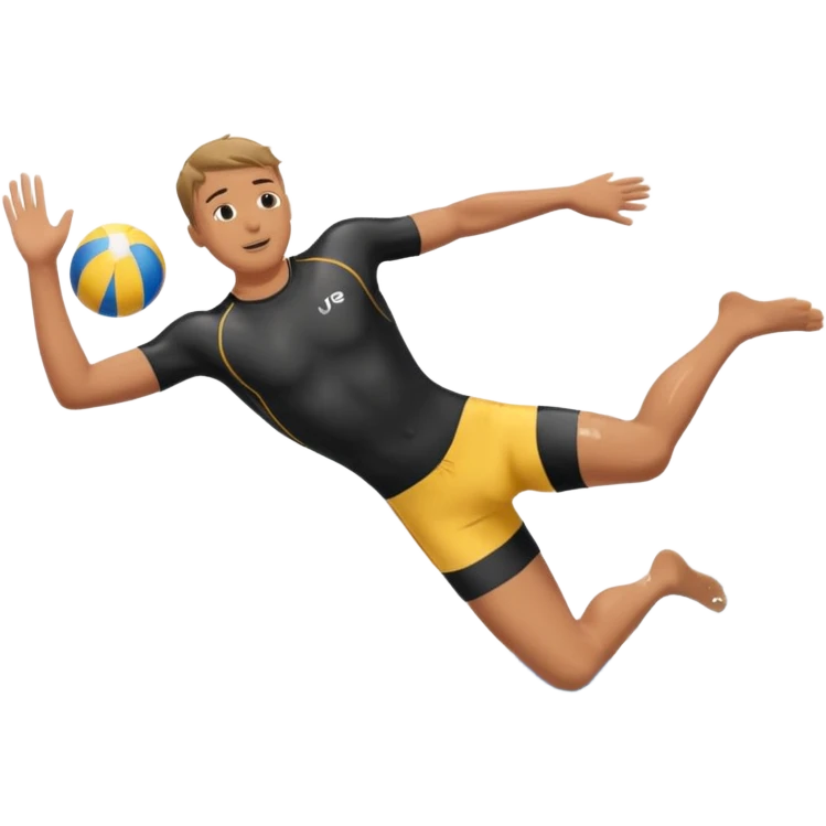 dived into the pool emoji