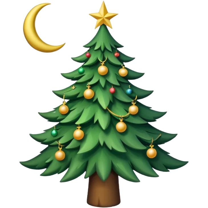 müslüman çam ağacı emoji