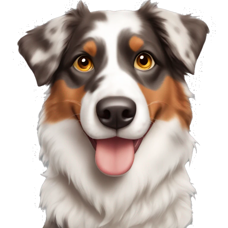 Red Merle Australian shepherd  emoji
