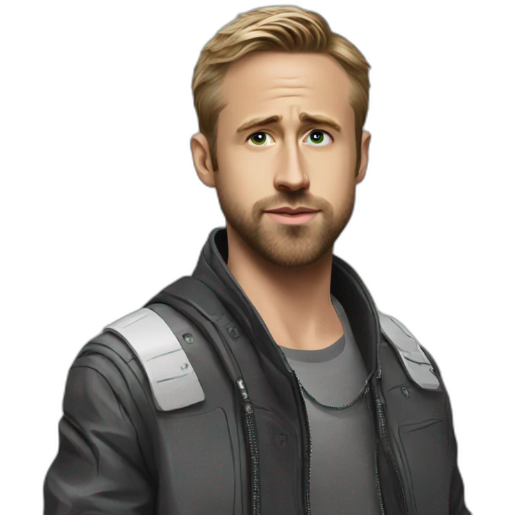 Ryan Gosling Cyberpunk emoji
