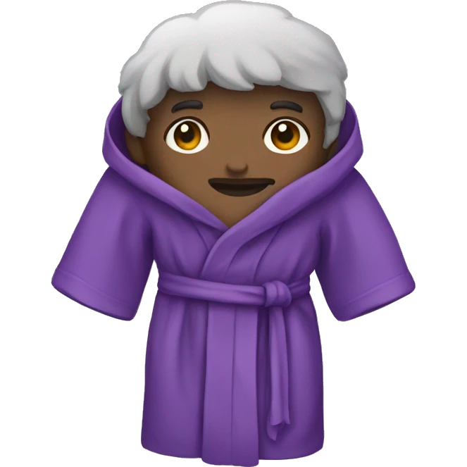 Purple robe emoji