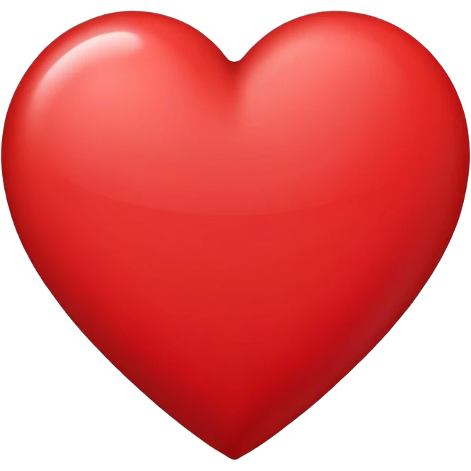 Heart to show love emoji
