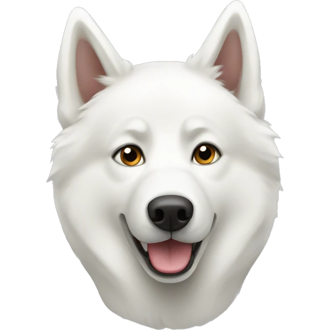 White husky  emoji