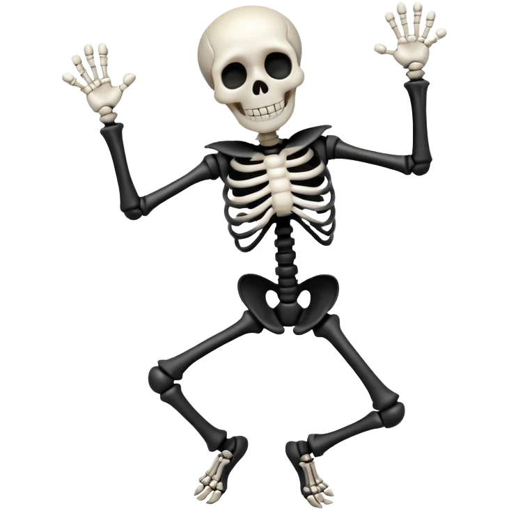 Dancing skeleton emoji
