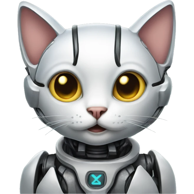 Robot cat emoji