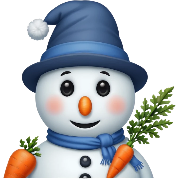 snowmen wearing hat  emoji