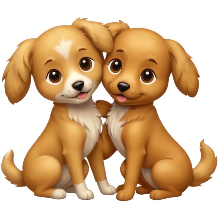 Dogs having sex emoji