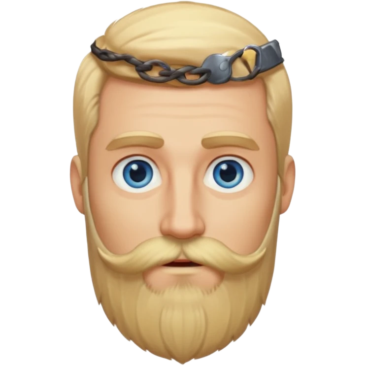 blonde man with long beard  emoji