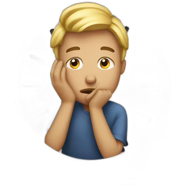 worried about time emoji
