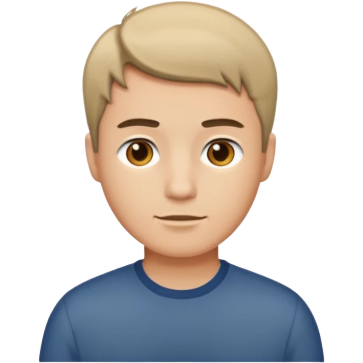 man with short hair medium tone emoji