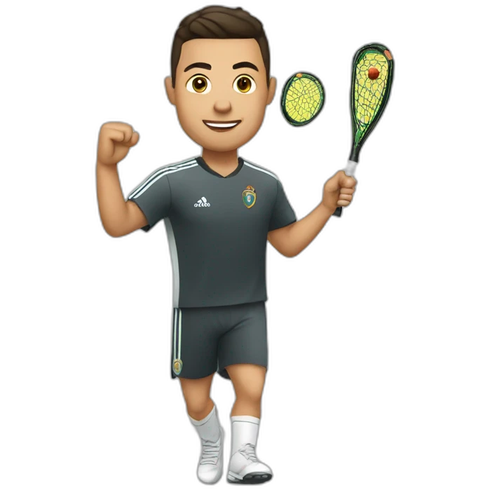 Ronaldo throwing darts emoji
