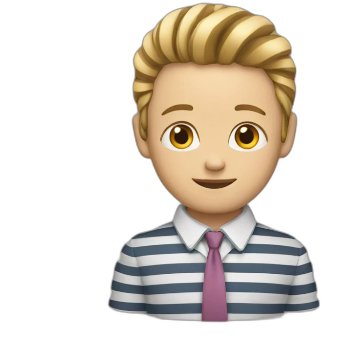 Striped emoji