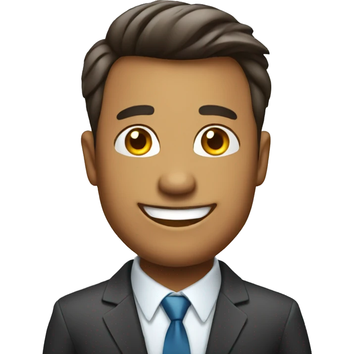 happy businessman emoji