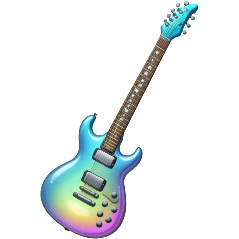 sparkly guitar emoji