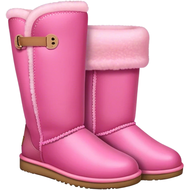 Pink uggs emoji