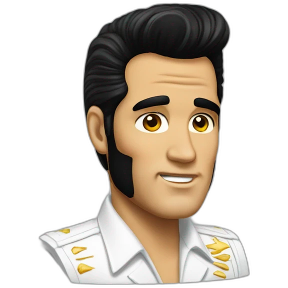 elvis pressley sideburns emoji
