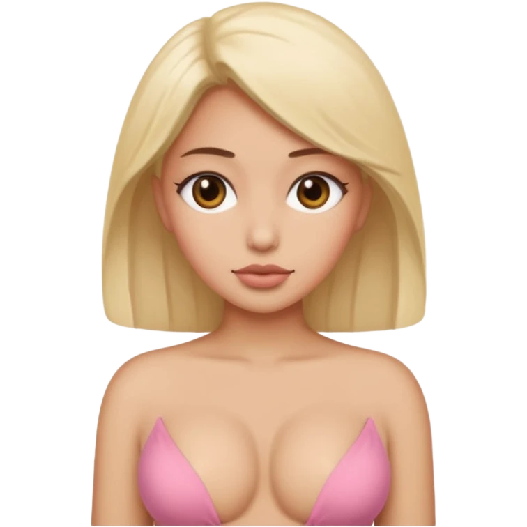 Transgender fake boobs emoji