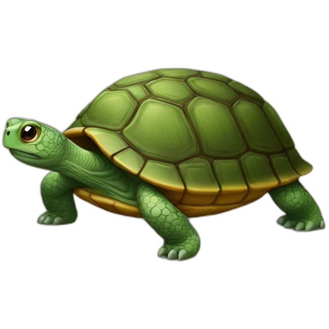 chat sur tortue emoji