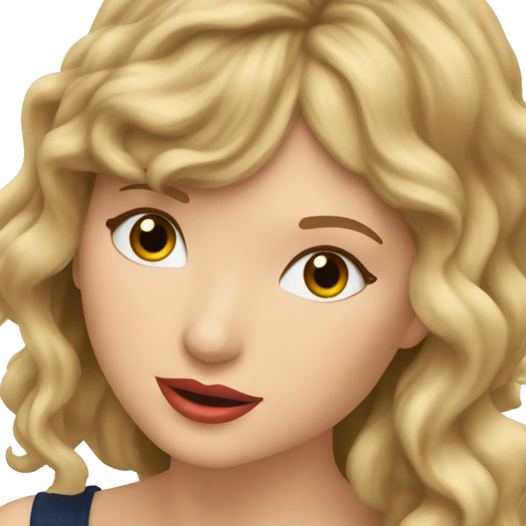 taylor swift singing love story emoji