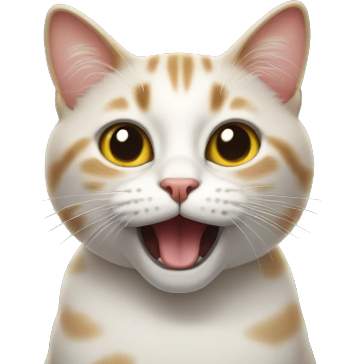 cat open lips emoji