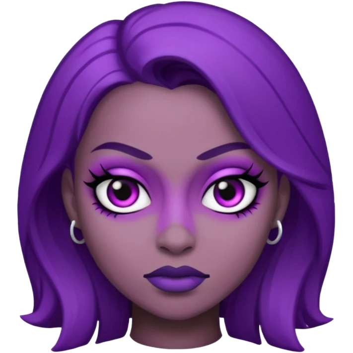 Baddie,Hot Purple emoji