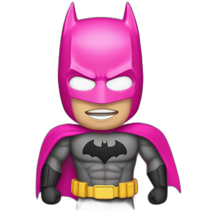 Pink batman emoji