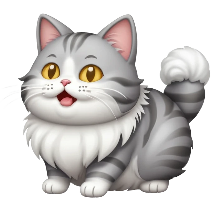 Fart cat emoji