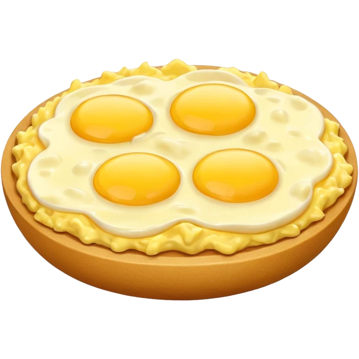 Cheesy eggs emoji