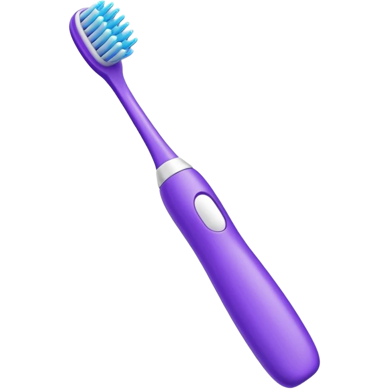 Purple toothbrush emoji