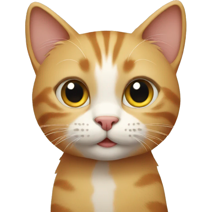 A cat showing its thumb emoji