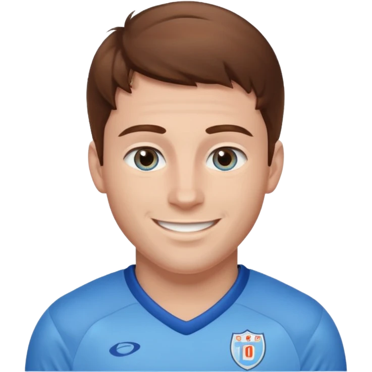  patriots player number 10 brown hair pale blue eyes emoji