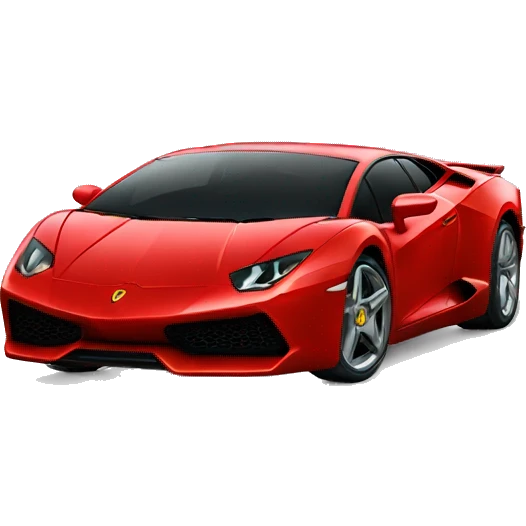 Red Lamborghini  emoji