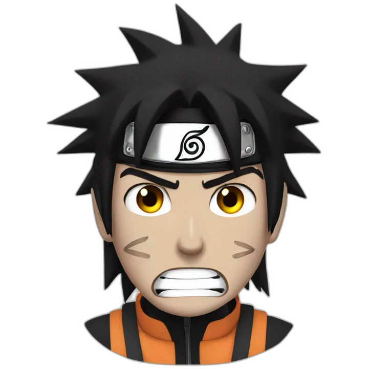 Naruto rage emoji